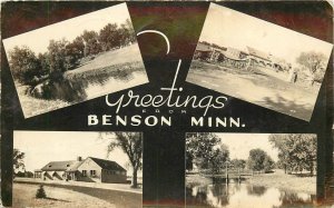 Postcard RPPC 1940 Multi View Benson Arizona 24-5408