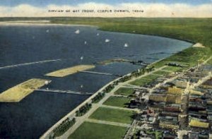 Airview of bay Front - Corpus Christi, Texas