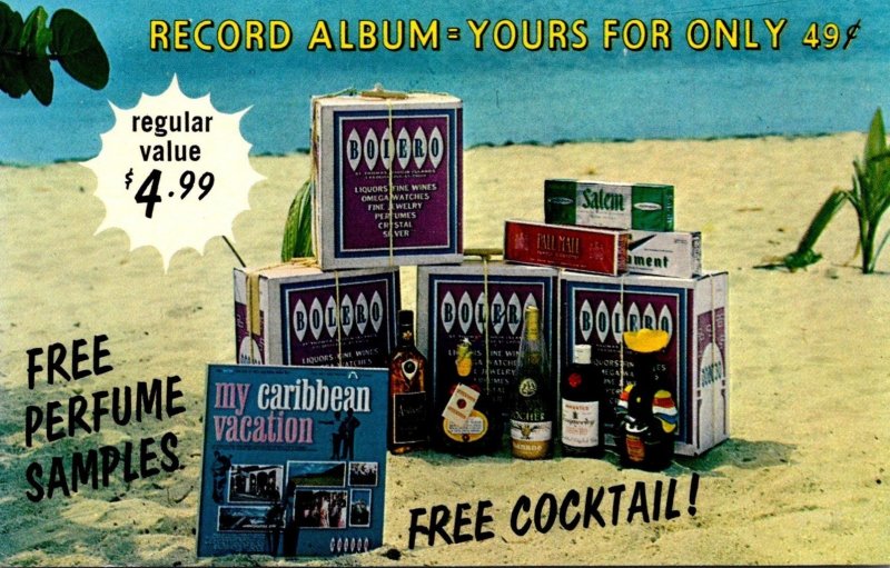 Advertising My Caribbean Vacation Record Album Bolero Liquor Store Charlotte ...