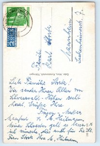 Eisenach Thuringia Germany Postcard Bad Schwarzwald Black Forest 1950