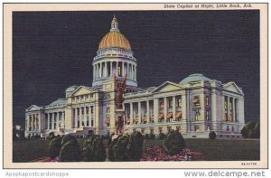 Arkansas Little Rock State Capitol At Night Little Rock