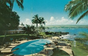 HILO, Hawaii, 1950-60s; Naniloa Hotel, swimming pool