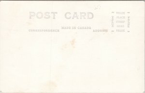 Nakina Ontario Railway Station Depot #6021 Locomotive Fisher RPPC Postcard G78