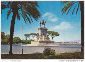 Italy Roma Rome Gianicolo Monumento a Garibaldi 1968