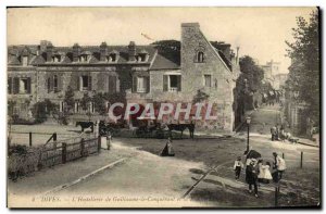 Postcard Old L & # Dives William the Conqueror 39Hostellerie of Lisieux and L...