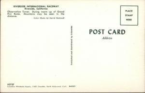 Riverside CA International Raceweay Car Auto Racing Observation Tower PC