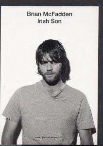 Boomerang Advertising Postcard - Brian McFadden Irish Son  RR1277