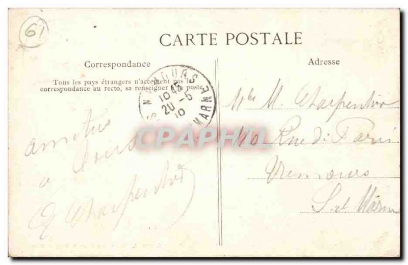 Old Postcard Mortagne Toussaint Mare