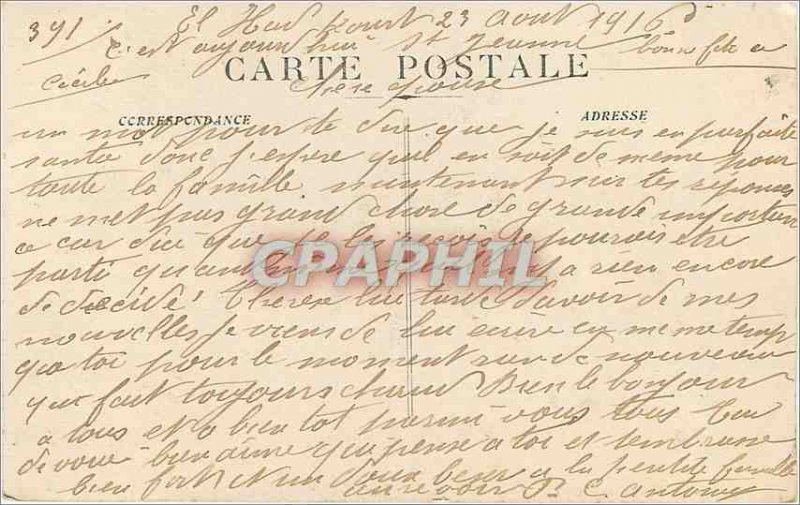 Old Postcard Panorama El Ksar