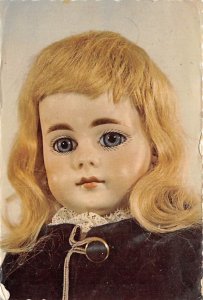 Bisque shoulder head and solid crown Toy, Doll Unused 