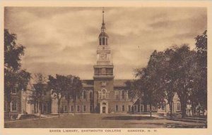 New Hampshire Hanover Baker Library Dartmouth College Albertype