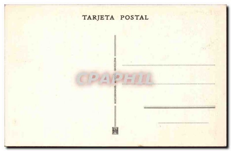 Old Postcard Spain Espana Spain Taragona Catedral del Capitel Cloister