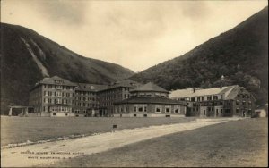 White Mountains New Hampshire NH Profile House Hotel Real Photo Vintage Postcard