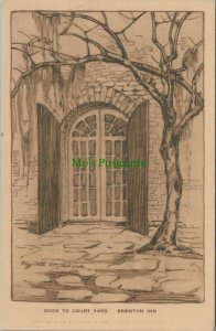 America Postcard - Door To Court Yard, Brewton Inn, Charleston RS25150