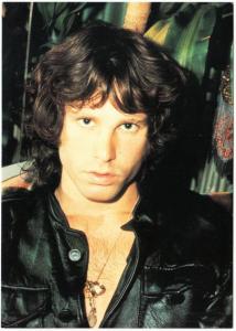 The Doors Jim Morrison in Leather Jacket Modern Postcard