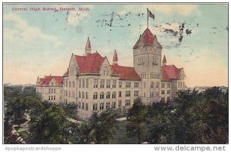 Michigan Detroit Central High School 1911