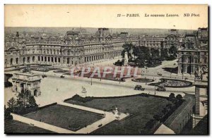 Old Postcard Paris Louvre New