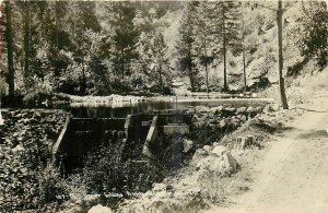1923 Ashland Oregon Upper Intake RPPC Postcard 25-11817