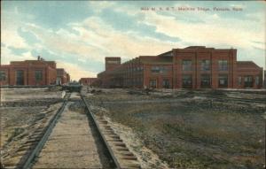 Parsons KS MK&T Machine Shops c1910 Postcard