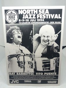 North Sea Jazz Festival 1994 Den Haag Ray Barretto Tito Puente Vintage Postcard