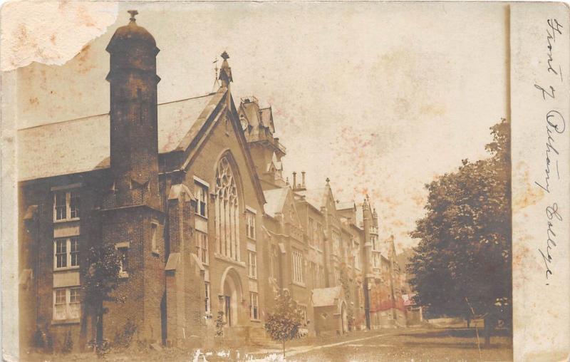 D25/ Bethany College West Virginia WV Real Photo RPPC Postcard c1910 Building