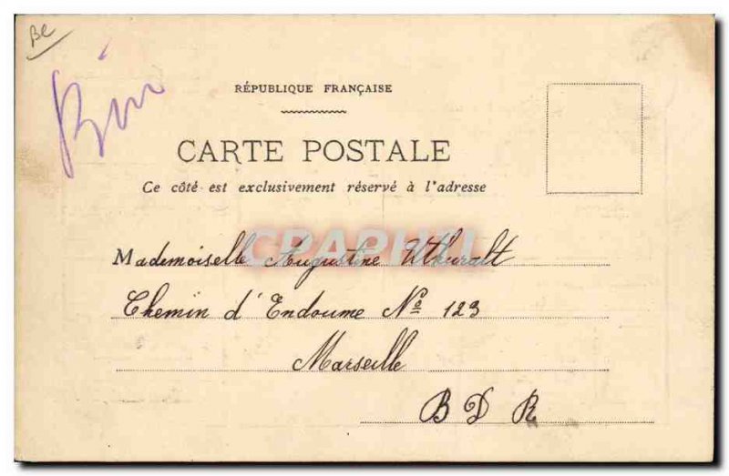 Old Postcard Bulletin & # 39expedition d & # 39un Postal parcel