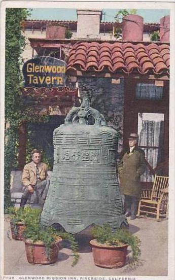 California Riverside Giant Bell At Glenwood Mission Inn