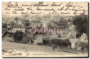 Old Postcard Moncontour shooting of Martin & # 39Etang