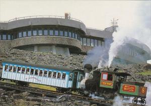 The Cog Railway At The Mount Washington Observatory