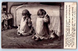 St. Louis Missouri MO Postcard Little Girls Praying Little Tot's Prayer 1907