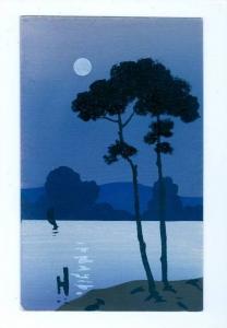 LP38    Unsigned Artist,  vintage postcard,, Italian,  pient