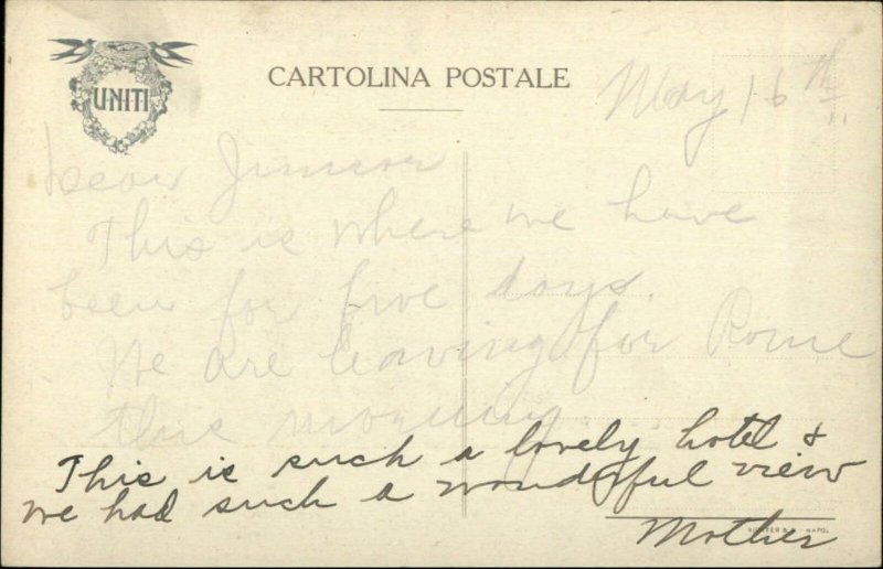 Napoli - Grand Hotel c1910 Postcard