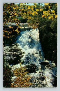Eagle River MI-Michigan, Eagle River Falls Vintage Chrome Postcard