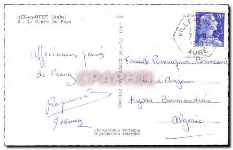 Aix en Othe - Country Center - Old Postcard