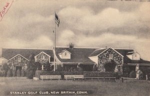 Postcard Stanley Golf Club New Britain CT