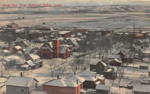 J15/ Missouri Valley Iowa Postcard c1910 Birdseye View Homes Church 283