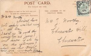 THE DEAR HOMELAND POEM UK GREETING POSTCARD c1906 PSTMK FALMOUTH