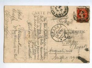 247916 FRANCE NICE Carnival 1913 year RPPC to DORPAT ESTONIA