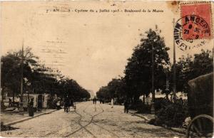 CPA Cyclone du 4 Juillet 1905 - Boulevard de la Mairie (296546)