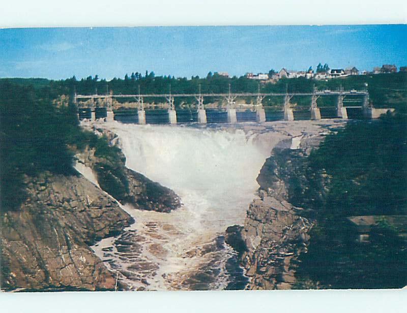 Pre-1980 DAM SCENE Grand Falls - Near Edmundston New Brunswick NB G6338