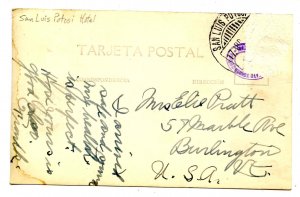 Mexico - San Luis Potosi Hotel   *RPPC   (crease)