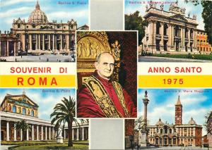 Pope Paul VI Roman Basilicas Anno Santo 1975 Rome Italy