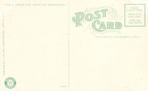 Vintage Postcard Masonic Temple Building Worcester Massachusetts MA Structure