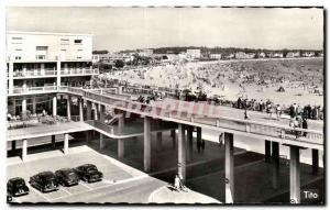 Old Postcard Royan The Portico The Beach