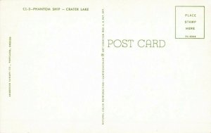 Postcard Phantom Ship Crater Lake Oregon