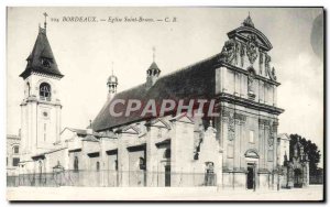 Postcard Old Bordeaux Church of Saint Bruno