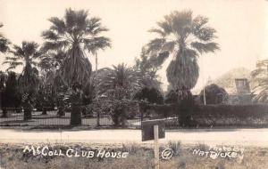 McAllen Texas? McColl Clubhouse Real Photo Antique Postcard J57564