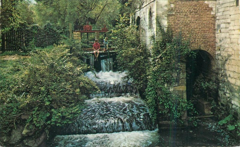 Postcard Netherlands Valkenburg Houthem Waterval Geulhemermolen