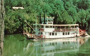 Vintage Postcard The Lorena New Sternwheeler Largest Inland Waterway Zanesville