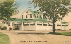 1940s Norwalk Connecticut Dorlon's Shore House Collotype hand colored 7919 
